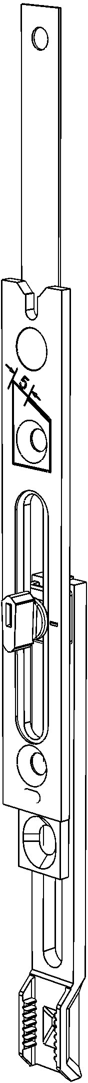 WINKHAUS Anschlussschiene AR 7/OR-A, Stahl,