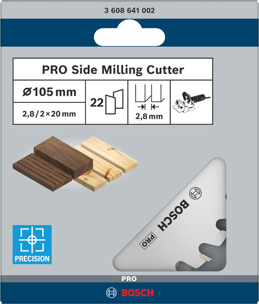 BOSCH Scheibenfräser, 105 x 20 x 2,8 mm, 22