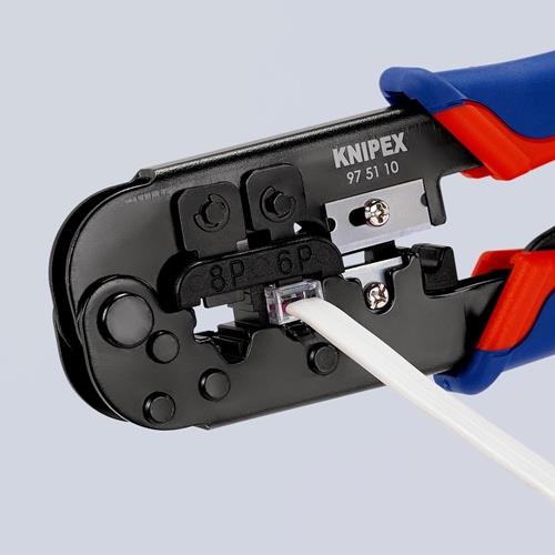 KNIPEX Crimpzange f.Westernstecker L.190mm KNIPEX KNIPEX Crimpzange f.Westernstecker L.190mm KNIPEX