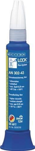 WEICON Schraubensicherung WEICONLOCK® AN 302-43 50ml mf.hv.blau DVGW,KTW Pen WEICON