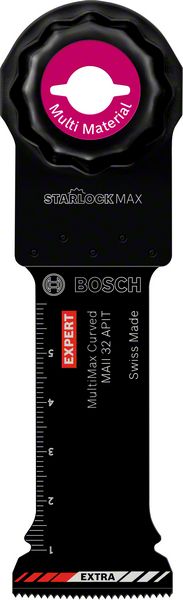 BOSCH EXPERT MultiMax MAII 32 APIT Blatt für Multifunktionswerkzeuge, 32 mm, 10 Stück. Für oszillierende Multifunktionswerkzeuge