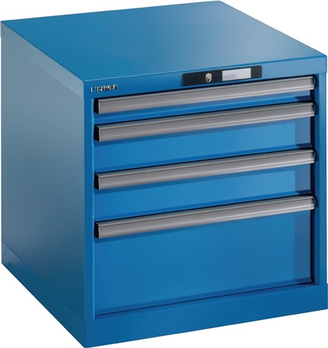 LISTA Schubladenschrank H533xB564xT725mm 1 x 50,2 x 100,1 x 200mm lichtblau Code