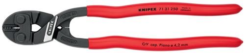 KNIPEX Kompaktbolzenschneider CoBolt® L.250mm Ku.-Überzug ger.4,2mm m.Aussparung