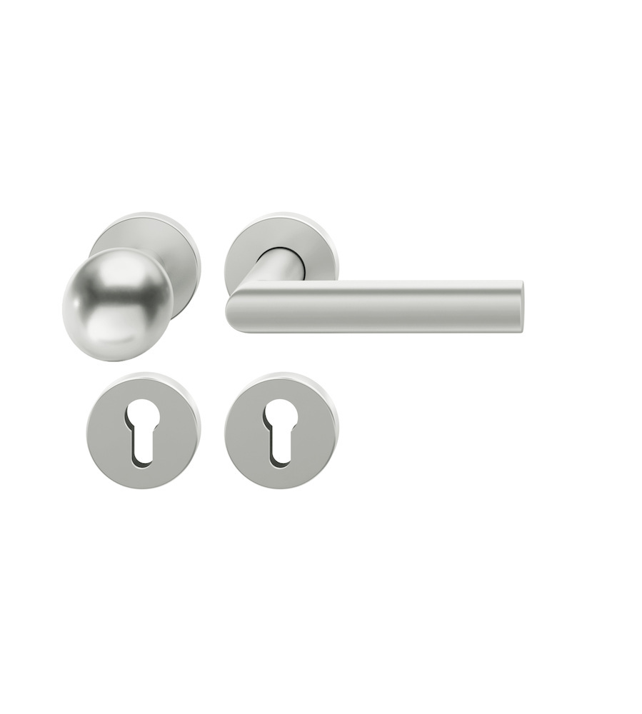 FSB Wechselgarnitur mit Rosetten 12 1108, ASL, rund, VK 8 mm, Aluminium FSB Wechselgarnitur mit Rosetten 12 1108, ASL, rund, VK 8 mm, Aluminium