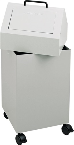 STUMPF Wertstoffsammler 45l H710xB330xT310mm lichtgrau fahrbar