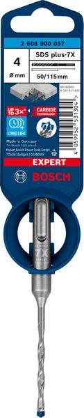 BOSCH EXPERT SDS plus-7X Hammerbohrer, 4 x 50 x 115 mm. Für Bohrhämmer