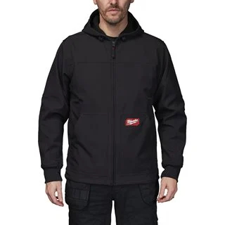MILWAUKEE FREEFLEX Softshell Kapuzen-Jacke schwarz Größe XXXL
