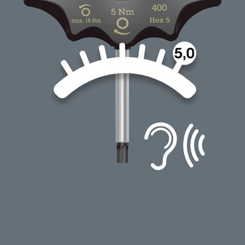 WERA Drehmomentschraubendreher 400 TX TX 25 5 Nm fest eingest.WERA WERA Drehmomentschraubendreher 400 TX TX 25 5 Nm fest eingest.WERA
