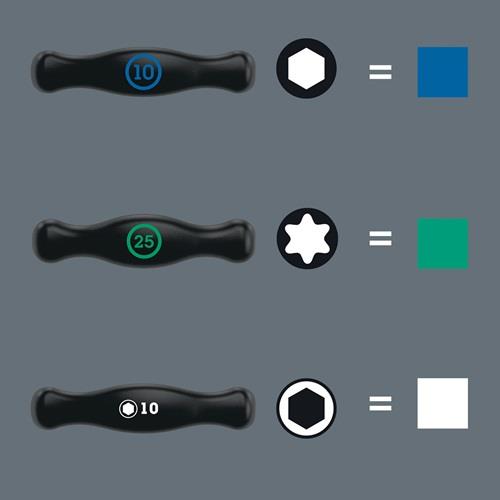 WERA Schraubendreher 467 TORX® HF TX 45x200/20 (kurzer Schenkel)mm WERA