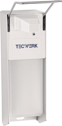 TECWERK Desinfektions- u.Spender H165xB95xT290ca.mm ABS m.Hebel weiß 1l TECWERK