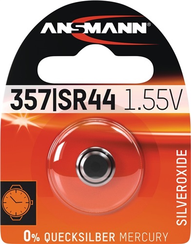 ANSMANN Knopfzelle 1,55 V 133 mAh SR44 11,6x5,4mm 1 St./Bl.ANSMANN