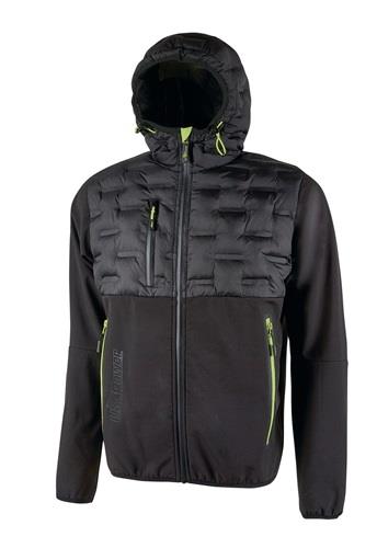 U.POWER Hybrid-Softshelljacke Spock Gr.L Black Carbon U.POWER