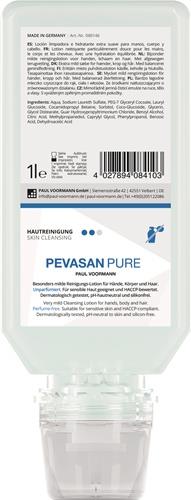PAUL VOORMANN Handreinigung Pevasan PURE 1l ph-hautneutral Softflasche PAUL VOORMANN