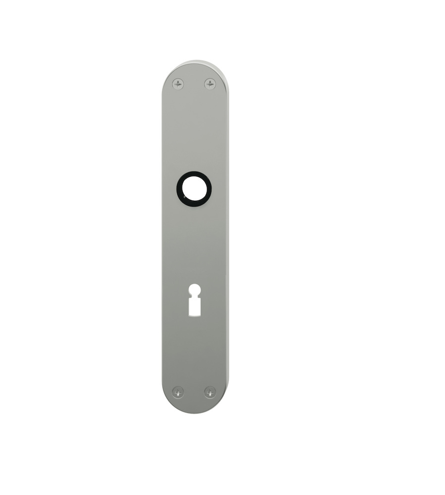 FSB Langschild 14 1418, oval, sichtbar verschraubt, Aluminium