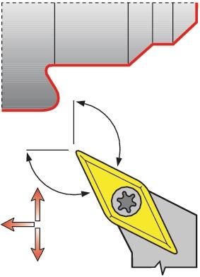 PROMAT Klemmdrehhalter SVPCR 2020 K16 re. brün. Außendrehen PROMAT