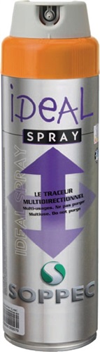 SOPPEC Markierungsspray IDEAL leuchtorange 500ml Spraydose SOPPEC