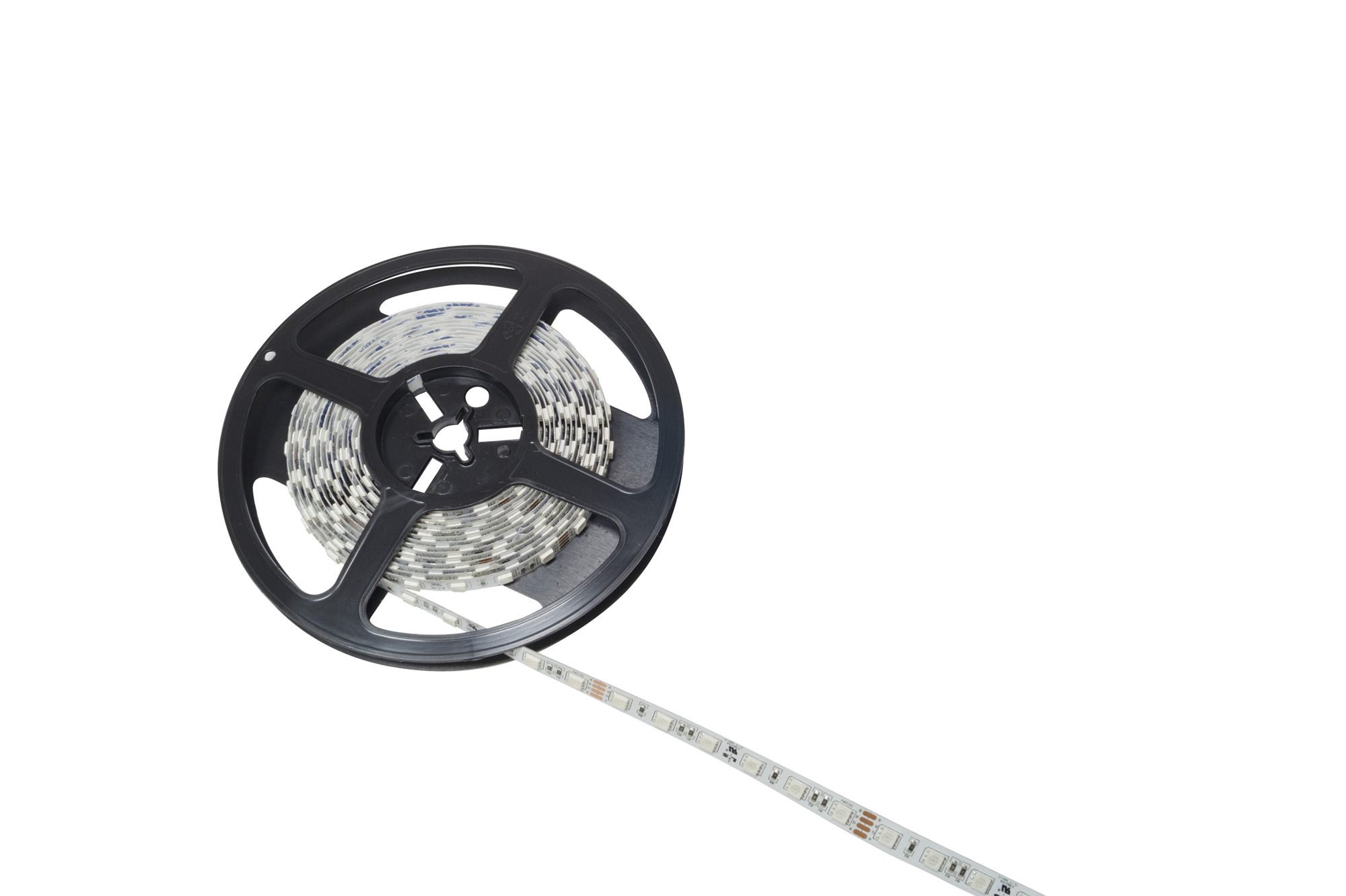 L&S LED-Band 60LEDs/m (5050), RGB, 6/100mm, 24VDC, 14,4W/m, 10mmx5m, IP20, Tudo 2,0m-4pol.- Zul.