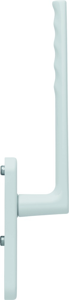 HOPPE® Handhebelgarnitur Hamburg HS-0700/431N-AS, ohne Schrauben, Aluminium, Profilzylinder gelocht
