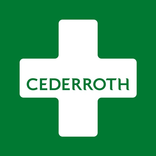 CEDERROTH Erste Hilfe Station B290xH560xT120ca.mm grün CEDERROTH