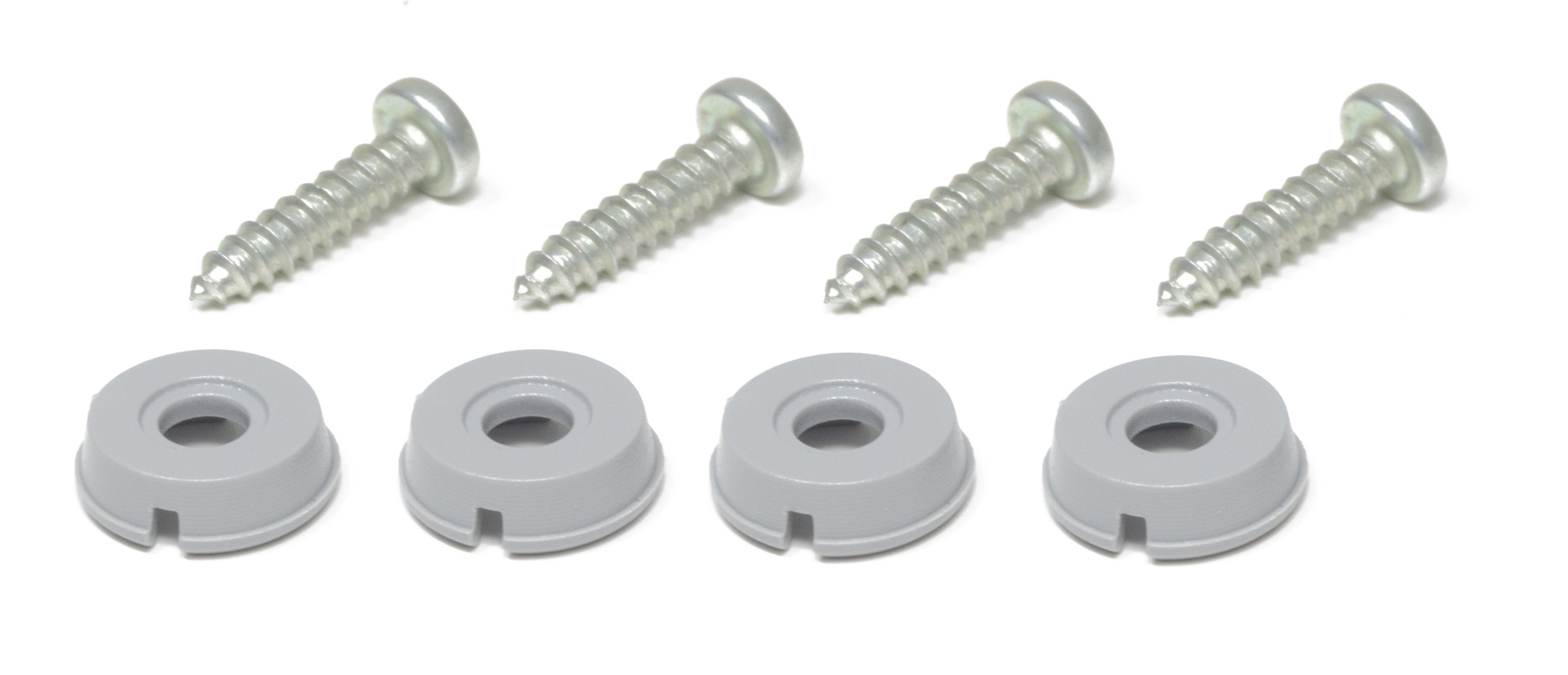 L&S Endkappenset und Befestigung (2 Stück) aluminium