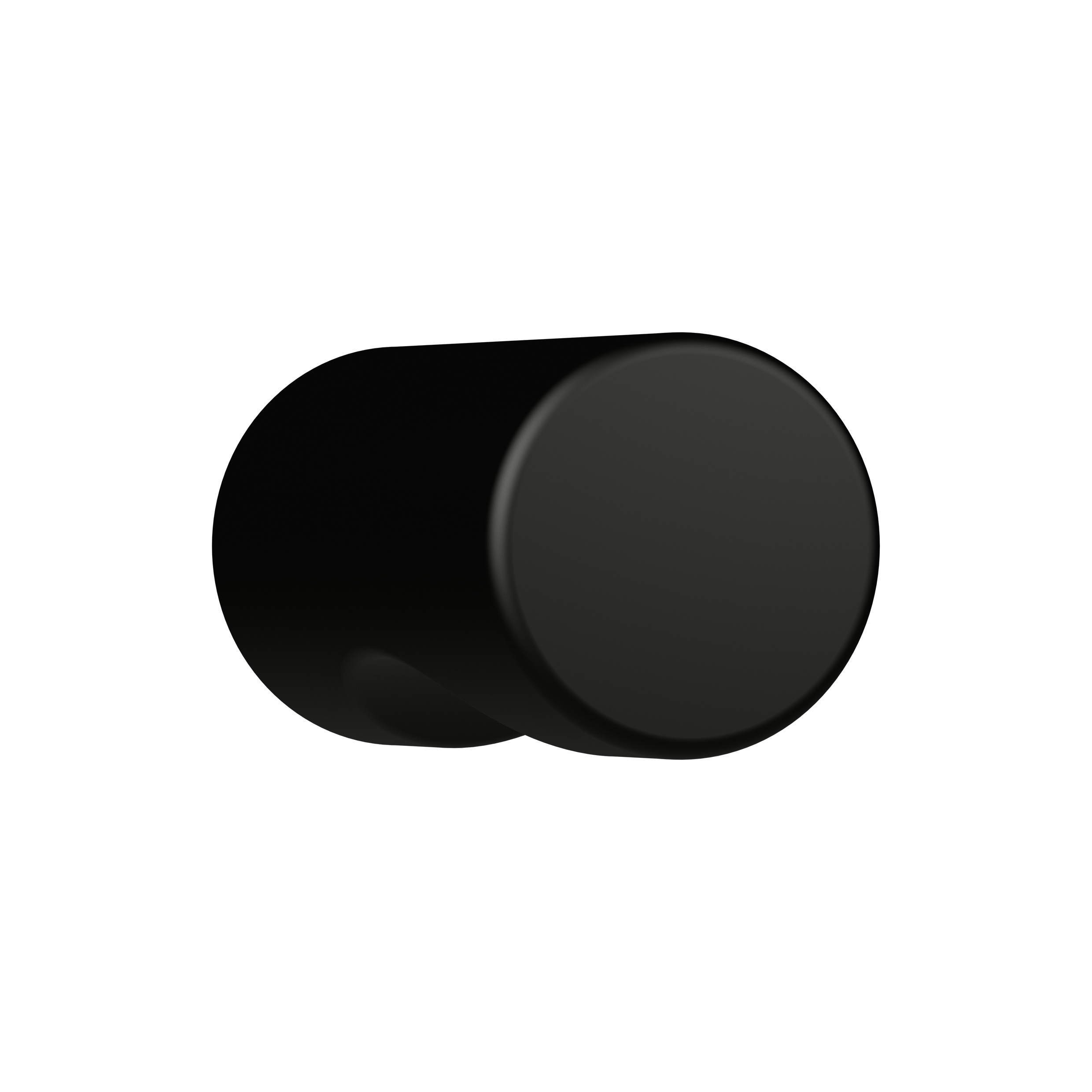 HEWI Möbelknopf, System 111, tiefschwarz