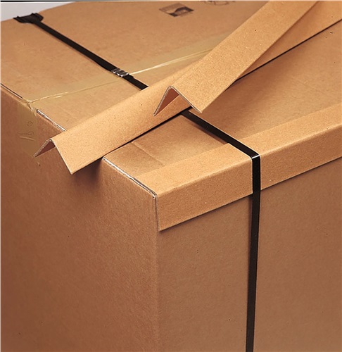 TRANSPAK Kantenschutzleiste Vollpappe braun L750xB35xH35mm S.2mm Winkel vorgefertigt