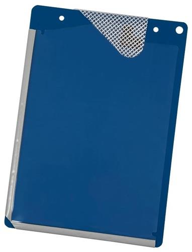 EICHNER Auftragstasche PVC m.Umbug-Verschweißung DIN A4 blau EICHNER