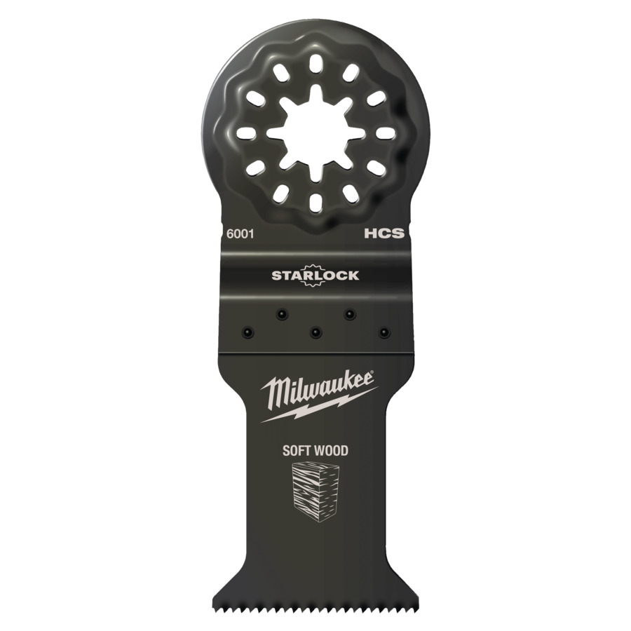 MILWAUKEE 35 x 42 mm Multitool Starlock Tauchsägeblatt für Schnitte in Holz