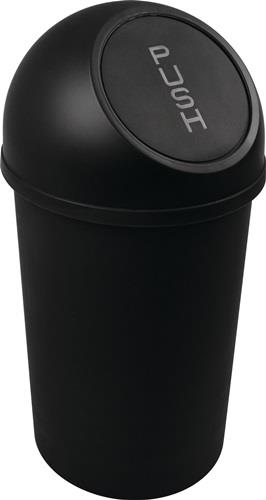 HELIT Abfallbehälter H490xØ253mm 13l schwarz HELIT