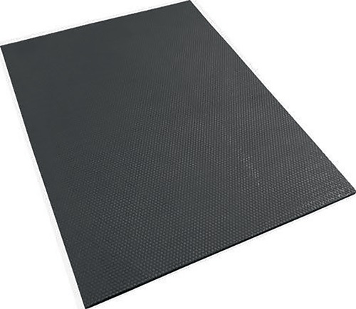 Nordwest Stallmatte B.1,22m L.1,83m D.17mm schwarz NR/SBR o.Gewebeeinlage