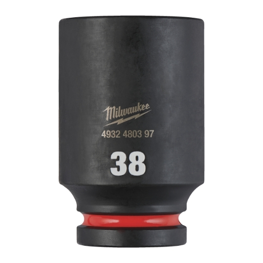 MILWAUKEE 38 x 90 mm SHOCKWAVE Schlagnuss 3/4" lang