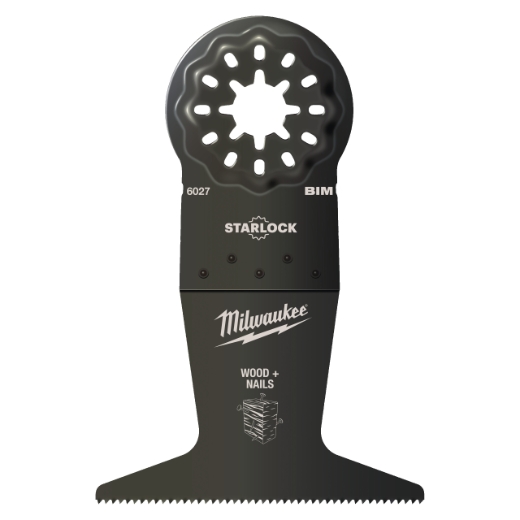 MILWAUKEE 65 x 42 mm Multitool Starlock Tauchsägeblatt für Schnitte in Holz