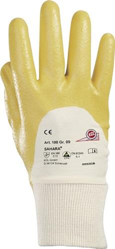 HONEYWELL Handschuhe Sahara 100 Gr.9 gelb BW-Trikot m.Nitril EN 388 PSA II HONEYWELL