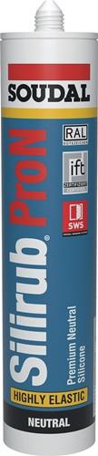 SOUDAL Silikondichtstoff Silirub Pro N schwarz 300 ml Kartusche