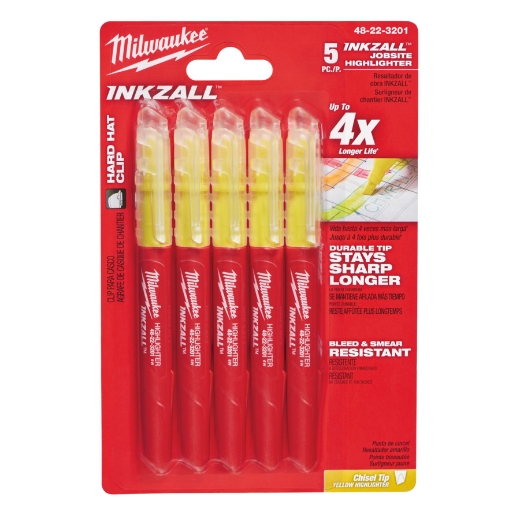 MILWAUKEE gelb INKZALL Leuchtmarker