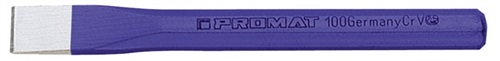 PROMAT Fliesenmeißel fl.Schaft-Q.8mm 10mm 100mm CV-Stahl PROMAT