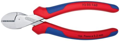 KNIPEX Kompaktseitenschneider X-Cut® L.160mm Kopf verchr.Mehrkomp.-Hüllen KNIPEX