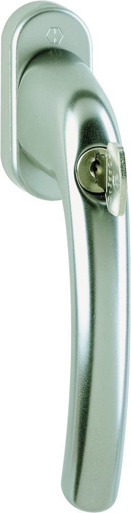 HOPPE® Fenstergriff absperrbar Tôkyô 0710S/U26, mit Schrauben, Aluminium, 8157943 HOPPE® Fenstergriff absperrbar Tôkyô 0710S/U26, mit Schrauben, Aluminium, 8157943