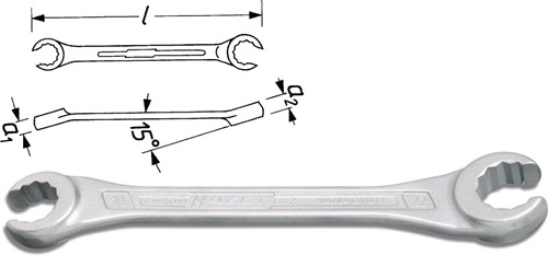 HAZET Doppelringschlüssel 612 30x32mm 300mm HAZET