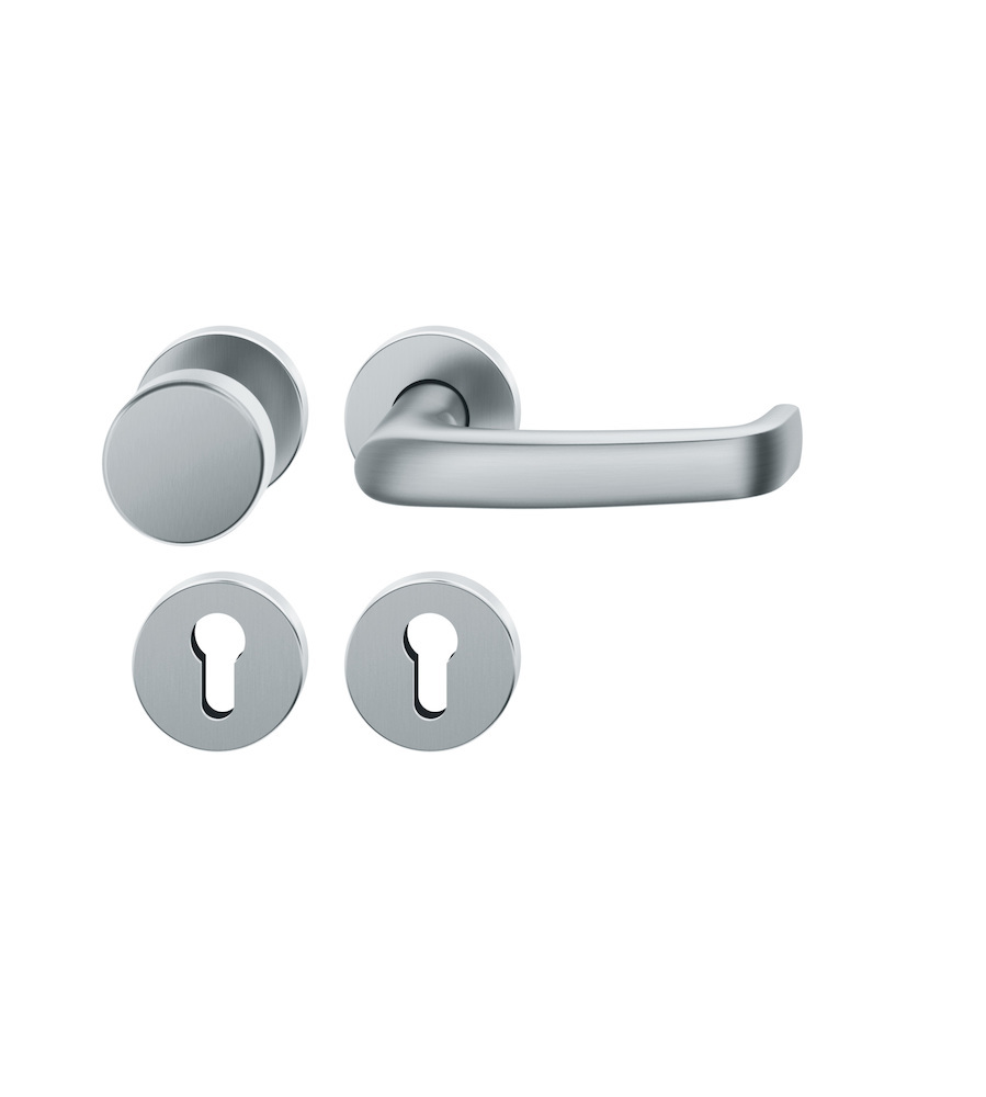 FSB Wechselgarnitur mit Rosetten 72 1045, AGL3, rund, VK 8 mm, Edelstahl