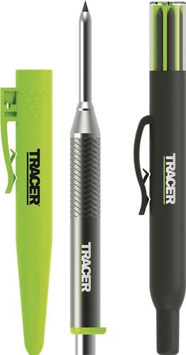 OX TOOLS Tieflochbleistiftset TRACER PRO Series schwarz Strich-B.2,8mm OX TOOLS