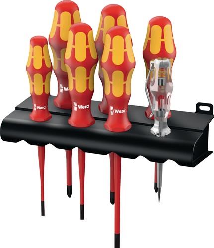 WERA Schraubendrehersatz 160 iS/7 7-tlg.Schlitz/PH/+-(SL/PZD) ext.slim VDE WERA