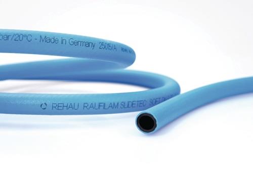 REHAU PVC Industrieschlauch Raufilam Slidetec soft ID19mm AD26,4mm L.50m blau Rl.REHAU