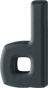 HOPPE® Hausnummer K610-K613, Kunststoff
