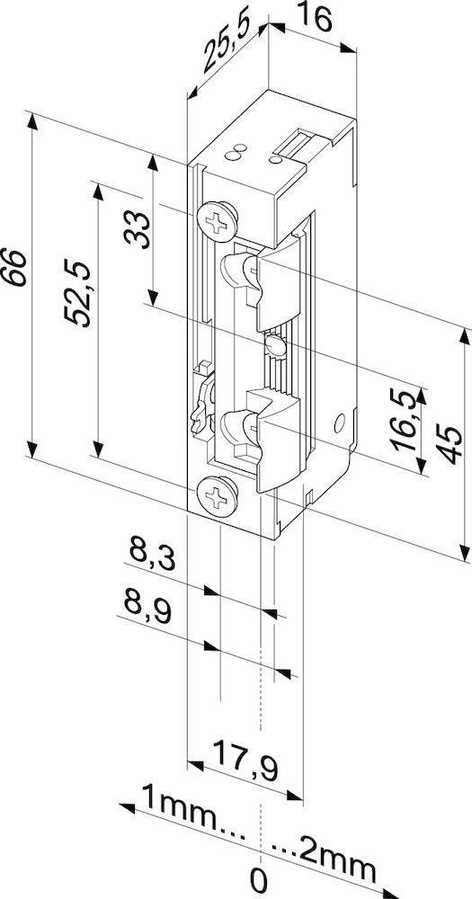 effeff Elektro-Türöffner 118E130