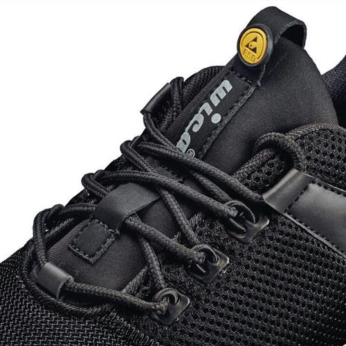 WICA Sicherheitsschuh Lanzo Gr.40 W.10,5 schwarz S1P SRA ESD EN20345 Textil WICA