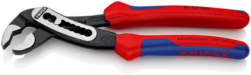 KNIPEX Wasserpumpenzange Alligator® L.180mm Spann-W.36mm pol.Mehrkomp.-Hüllen KNIPEX