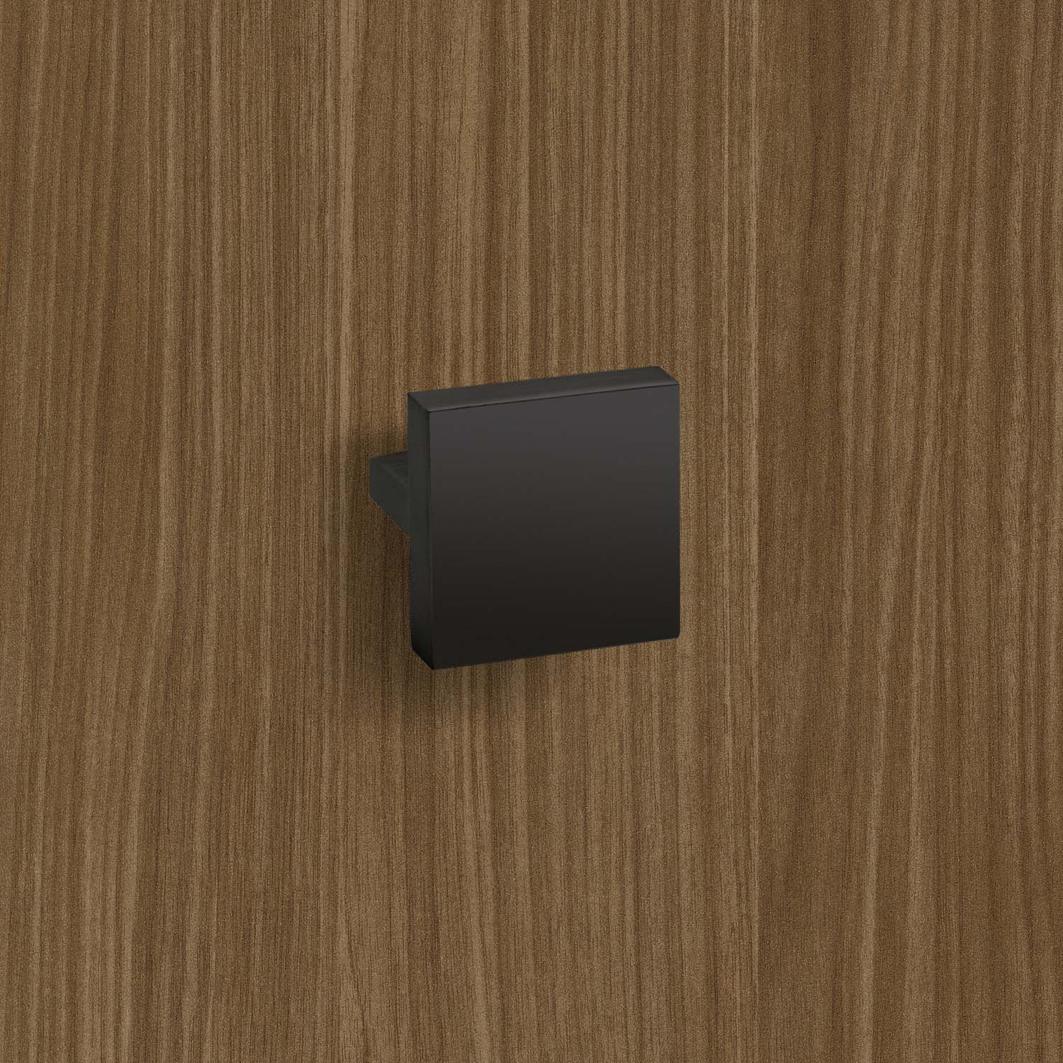 HETTICH Griff Messana, Bohrabstand 32 mm, L 42 mm, B 42 mm, H 25 mm, Schwarz matt, 9345411