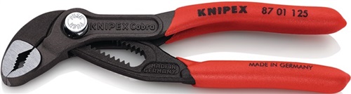 KNIPEX Wasserpumpenzange Cobra® L.125mm Spann-W.27mm pol.Ku.-Überzug KNIPEX