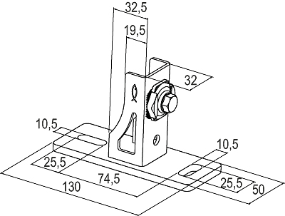 FISCHER Sattelflansch SF Clix 31 vormontiert